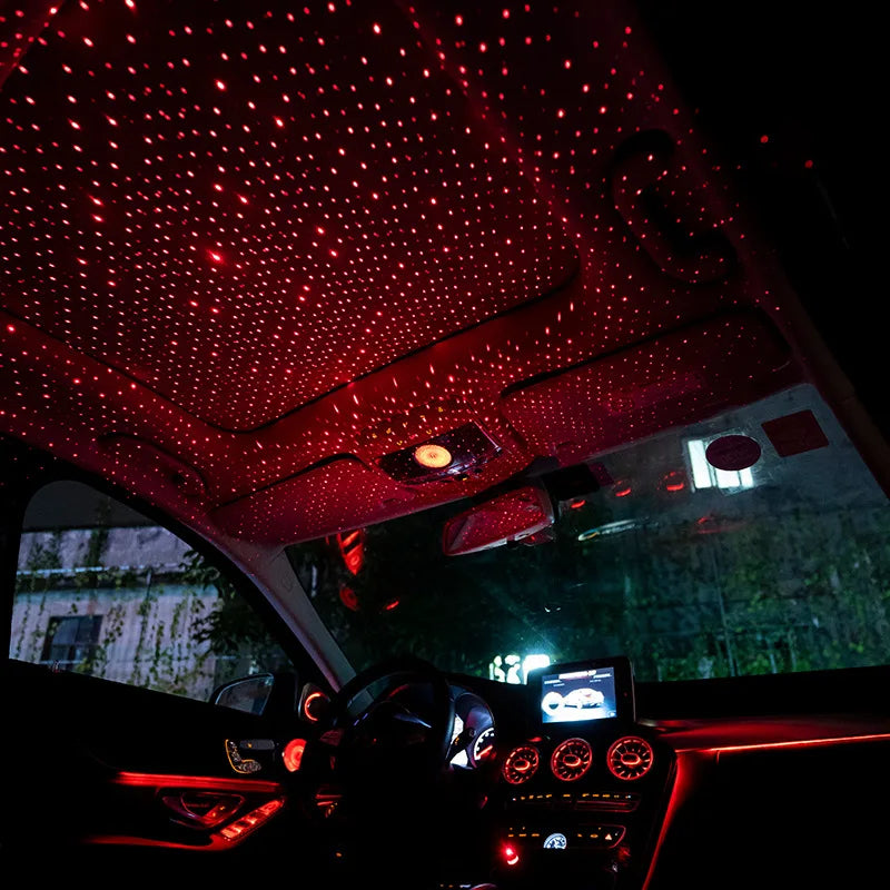 Vehicle Roof Star Night Light Projector