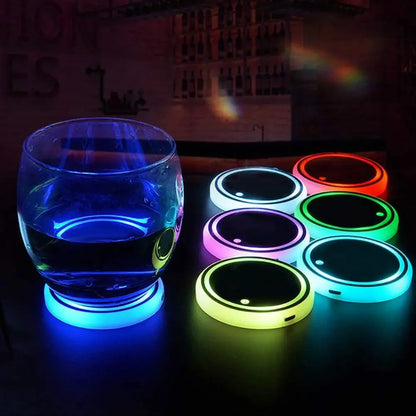 Universal LED Vehicle Cup Holder Lights